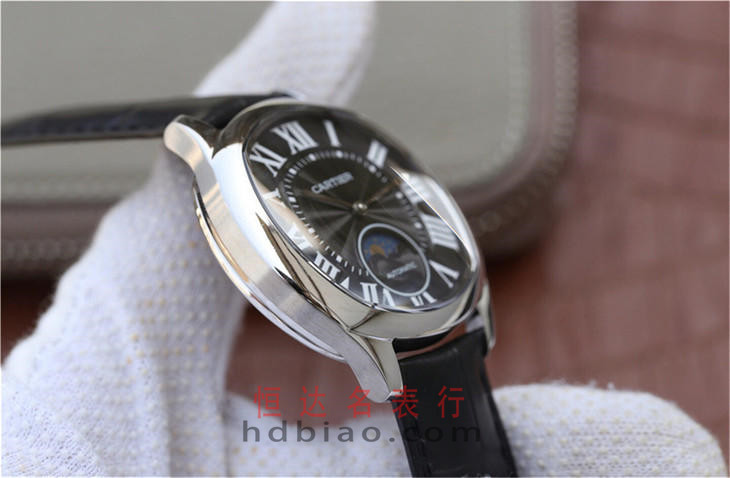 cartier系列wgnm0009月相男士腕表 ,904-lu mc型(基础机芯西铁城9015)